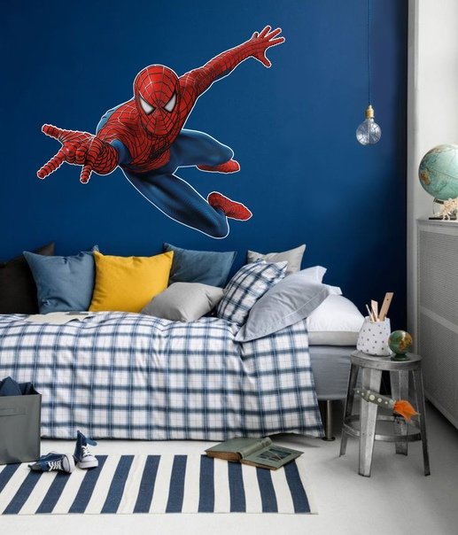 Виниловые наклейки человек паук