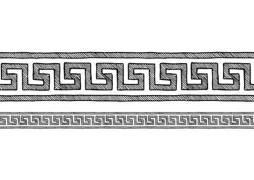 Древнегреческий узор Меандр