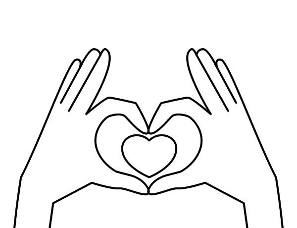 Трафарет руки