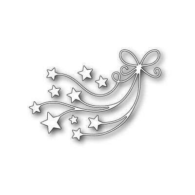 Вытынанка бантики новогодние