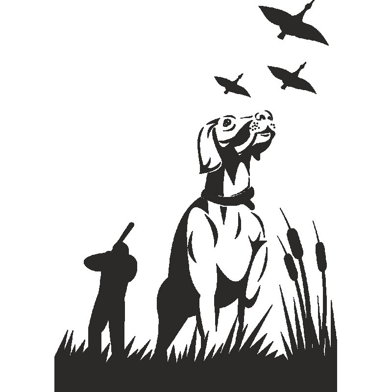 Силуэты охотничьих собак