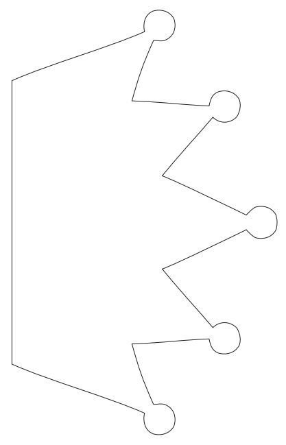 Корона трафарет