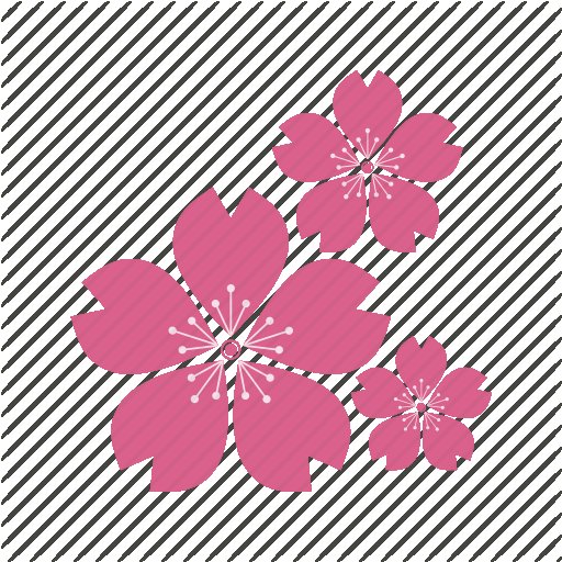 Цветы для вырезания цветные