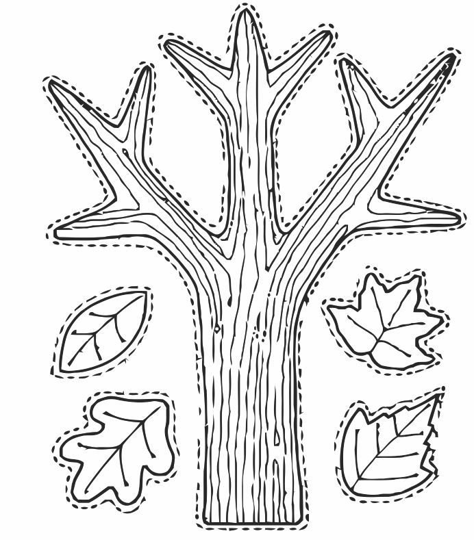 Дерево для вырезания из бумаги