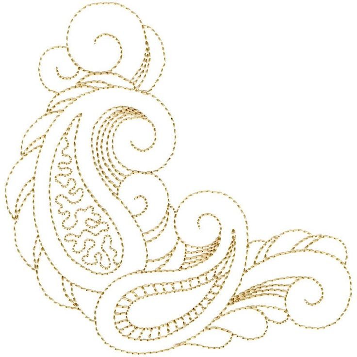 Орнамент для люневильской вышивки