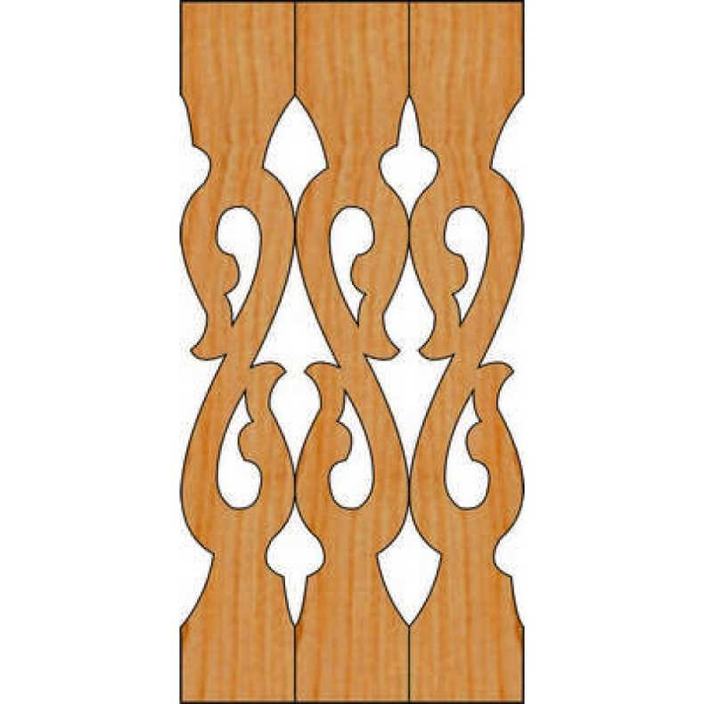 Прорезная резьба пропильная