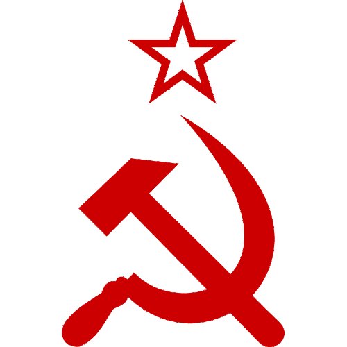 Изображение серпа и молота