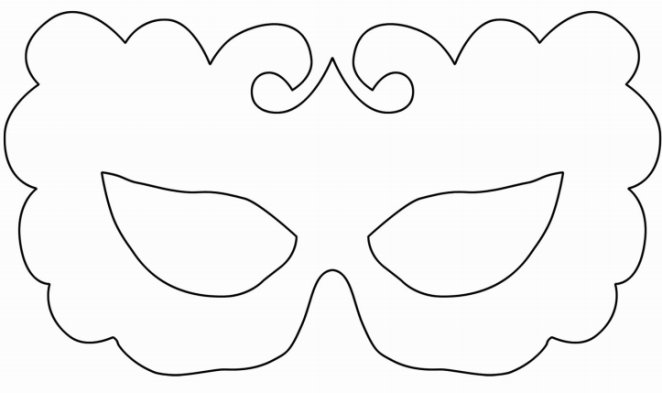 Трафарет - маска