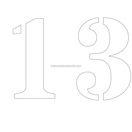 Трафарет "цифры"