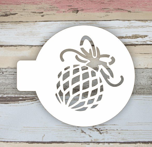 Трафарет для кофе новый год