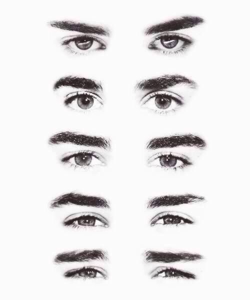 Мужские брови прорисованные