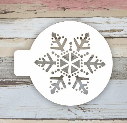 Новогодние трафареты для кофе