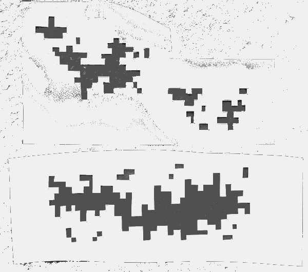 Пиксельный цифровой камуфляж трафарет