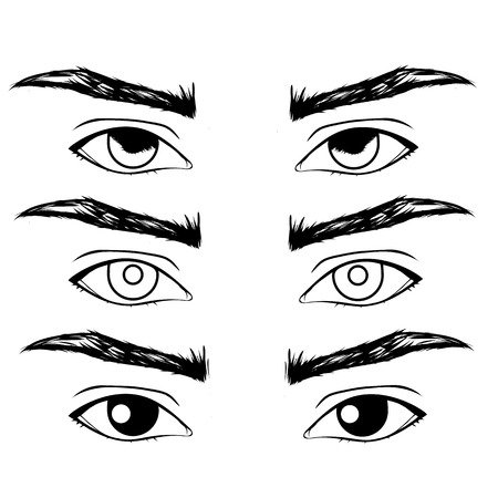 Аниме глаза мужские