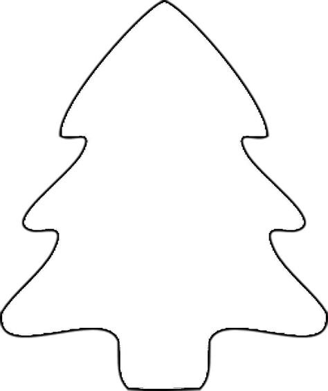 Елочка трафарет