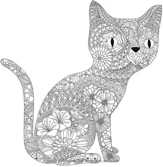 Трафарет кота