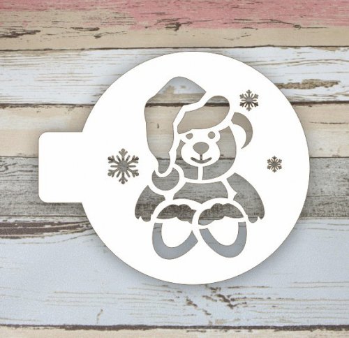 Новогодние трафареты для кофе