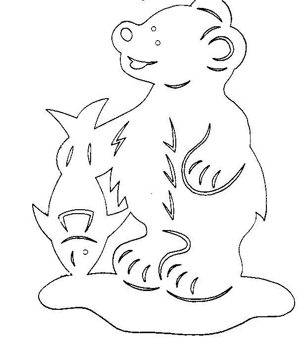 Вытынанки на окна новогодние