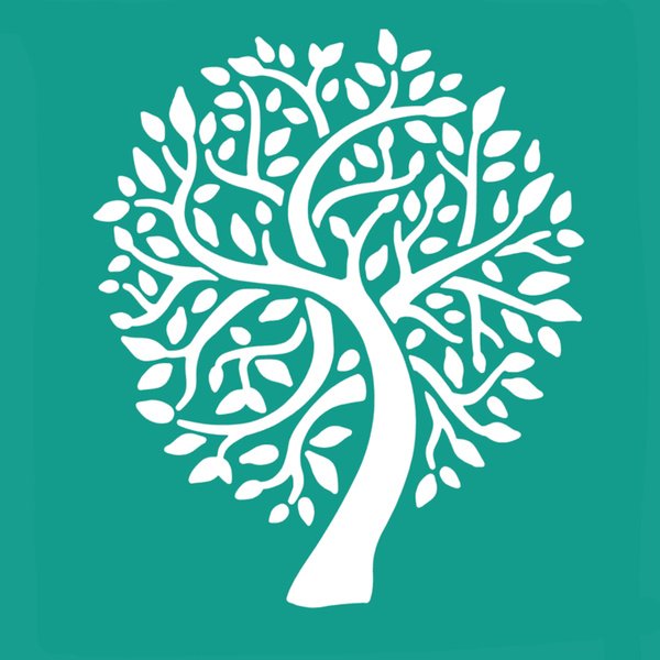 Трафарет дерево счастья