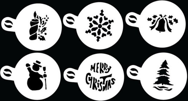 Трафарет для кофе животные