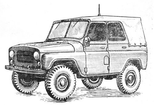 УАЗ-469 внедорожник раскраска