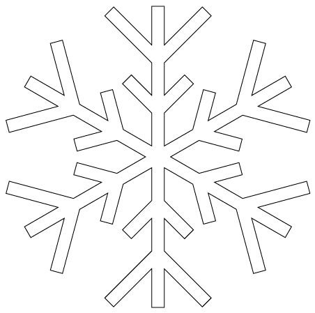 Шаблоны снежинок