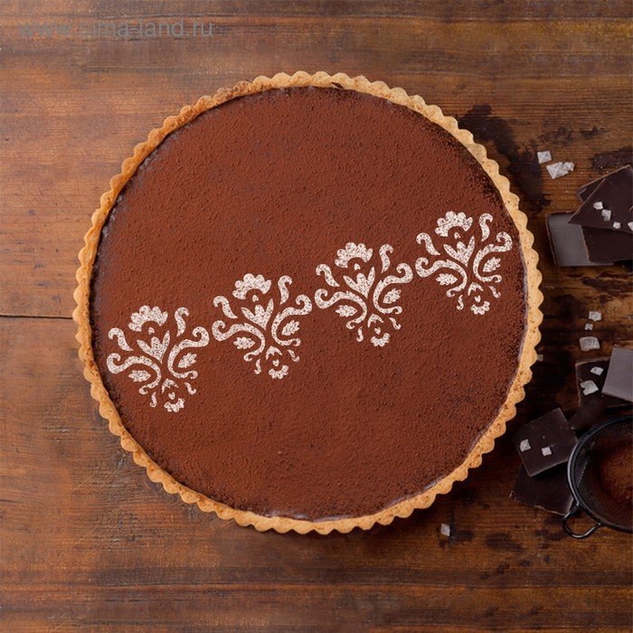 Трафареты для украшения выпечки