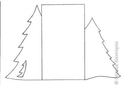 Трафареты для новогодних открыток