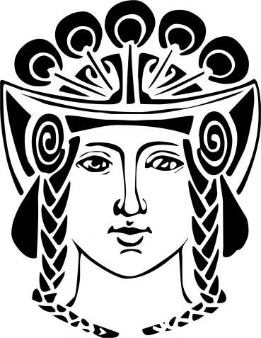 Трафарет греческий рисунок