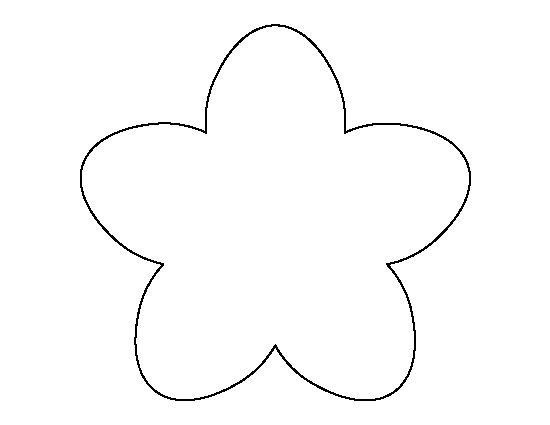 Цветы трафарет для вырезания