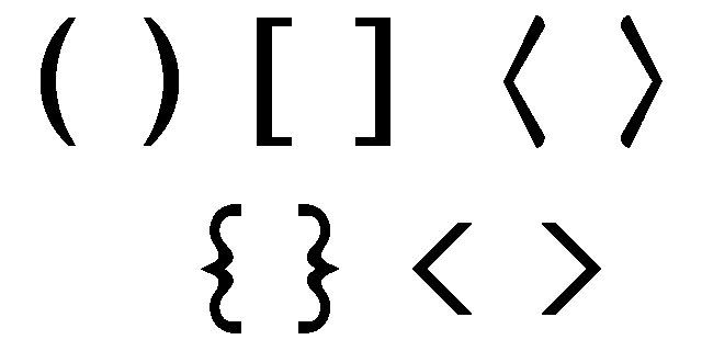 Иконка скобки