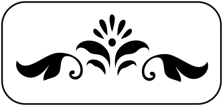 Несложные трафареты для декора