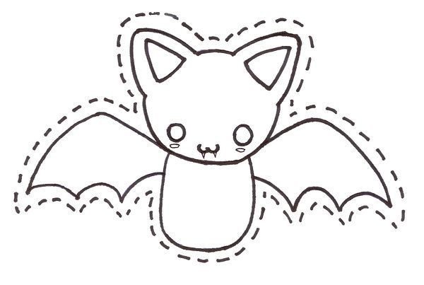 Летучая мышь из фетра выкройка