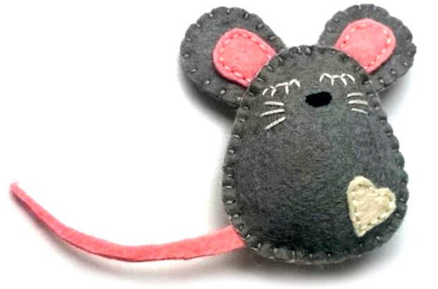 Мышка фетр