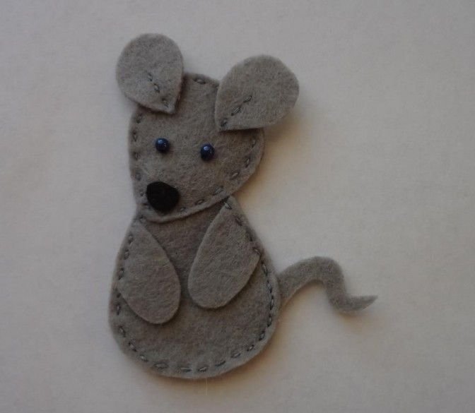 Плоские игрушки из фетра