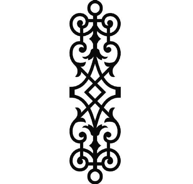 Вертикальные орнаменты и узоры