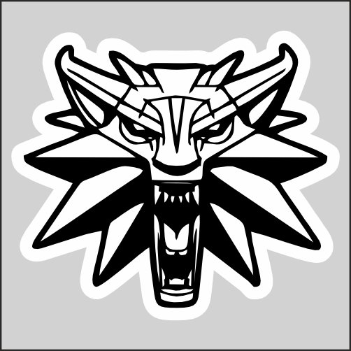 Знак школы волка Ведьмак 3