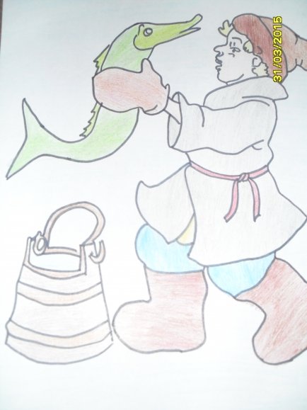 По щучьему велению рисунок для детей