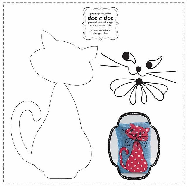 Трафареты для аппликаций на ткани