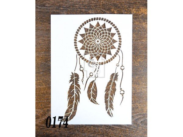 Ловец снов трафарет