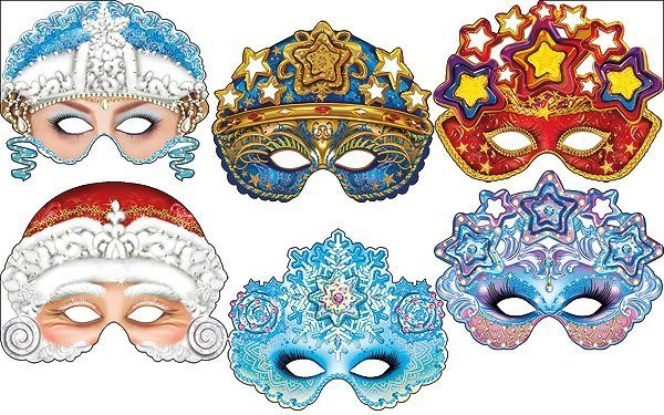 Карнавальная маска лицо