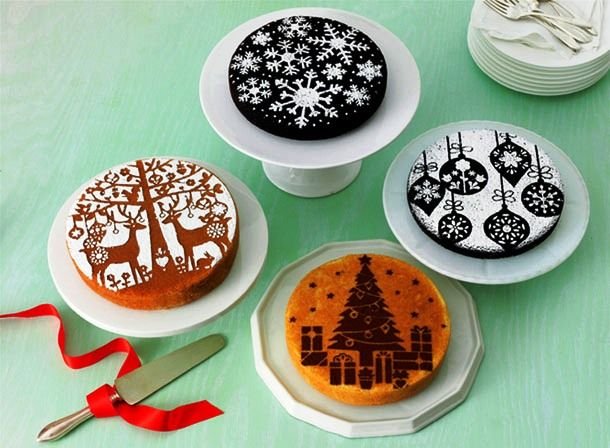 Трафареты для декора торта