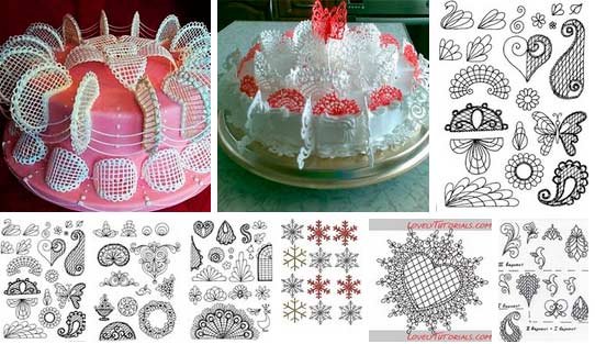 Декор из айсинга для тортов