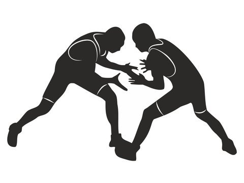 Греко Римская борьба вектор