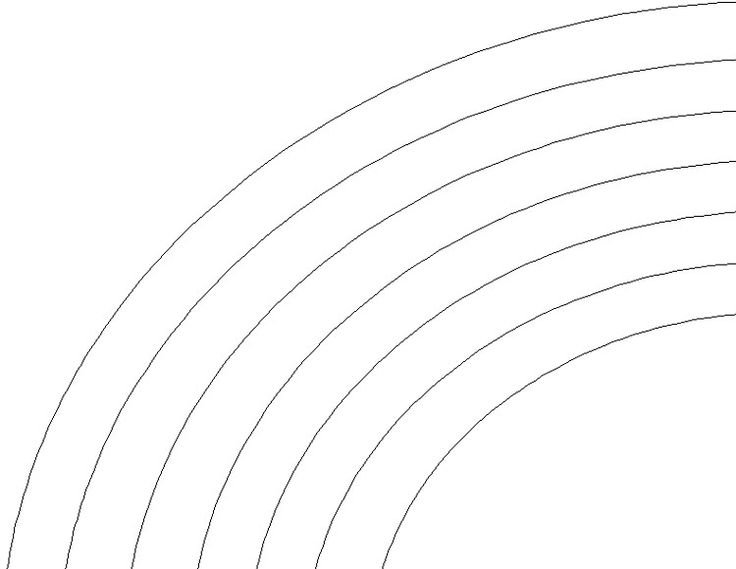 Радуга трафарет