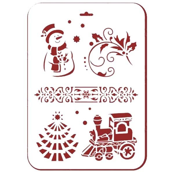 Новогодние трафареты МАКСИДОМ СПБ