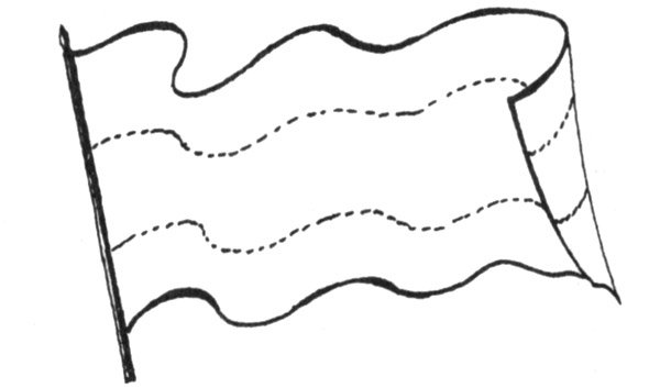 Флаг России контур