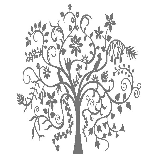 Трафарет "дерево"