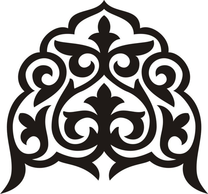 Национальный орнамент Кавказа вектор