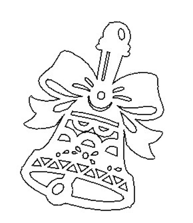 Трафарет "колокольчики"